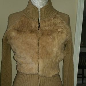 ARDEN B Rabbit Sweater (Wool Blend)